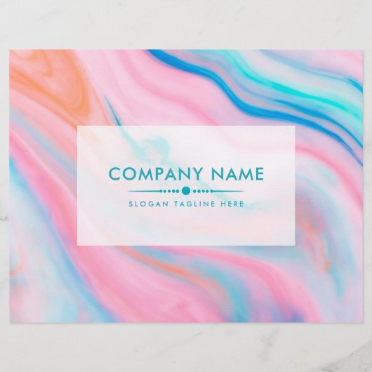 抽象芸術カラフル類の似たバックグラウンド チラシ (裏面)