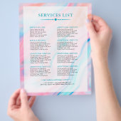 抽象芸術カラフル類の似たバックグラウンド チラシ (手)