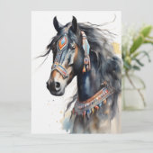 抽象芸術カラフル馬 カード (スタンド正面)