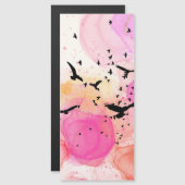 抽象芸術カラフル鳥類パターン (正面/裏面)