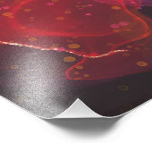 抽象芸術カラフル鳥類パターン フォトプリント            (角)