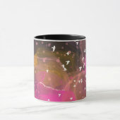 抽象芸術カラフル鳥類パターン マグカップ (中央)