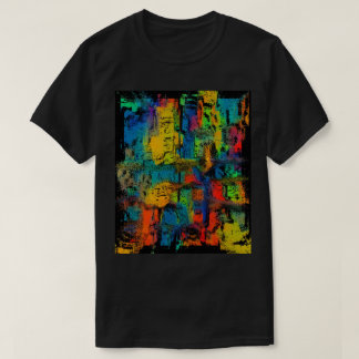抽象芸術カラフル3D Tシャツ