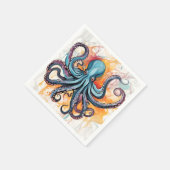 抽象芸術カラフル スタンダードカクテルナプキン (角)