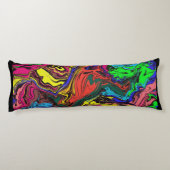 抽象芸術カラフル/プッシュ/ ボディピロー (裏面)