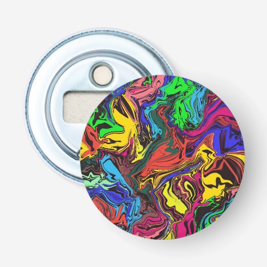 抽象芸術カラフル/プッシュ/ 栓抜き (正面)