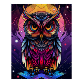 抽象芸術カラフル ポスター