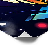 抽象芸術カラフル ポスター (コーナー)