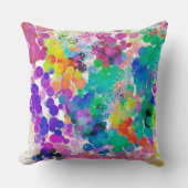抽象芸術カラフル《写真》ぼけ味2デザイン両面ギフト クッション (正面)