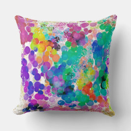 抽象芸術カラフル《写真》ぼけ味2デザイン両面ギフト クッション