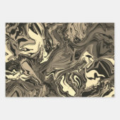 抽象芸術カラフル/押し込み/フィルタ ラッピングペーパーシート (正面3)