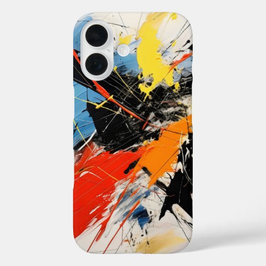 抽象芸術カラフル Case-Mate iPhoneケース (裏面)