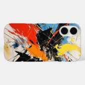 抽象芸術カラフル Case-Mate iPhoneケース (裏面 (横))