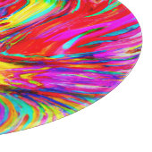 抽象芸術カラーのブラストパターン カッティングボード (角)