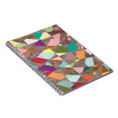 抽象芸術カラーグリッター ノートブック (右側)