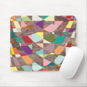 抽象芸術カラーグリッター マウスパッド (マウス)
