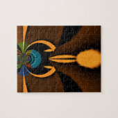 抽象芸術カラーコントラストアートプリント ジグソーパズル (横)