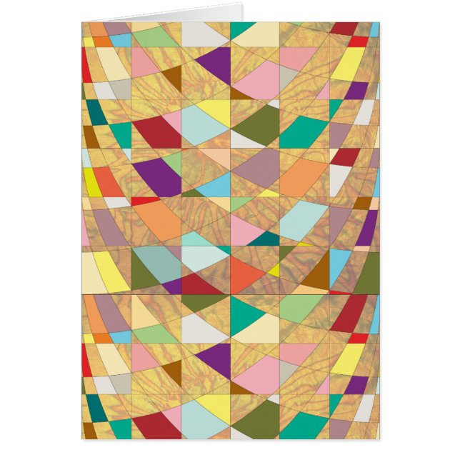 抽象芸術カラーサンバースト (正面)