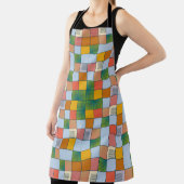 抽象芸術カラーシームレスパターン エプロン (インサイチュ)