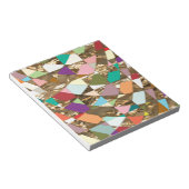 抽象芸術カラーズゴールドフォイルスクラップブック紙 ノートパッド (アングル)