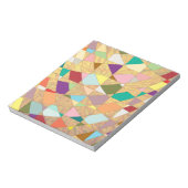 抽象芸術カラーズサンバーストスクラップブック紙 ノートパッド (回転)