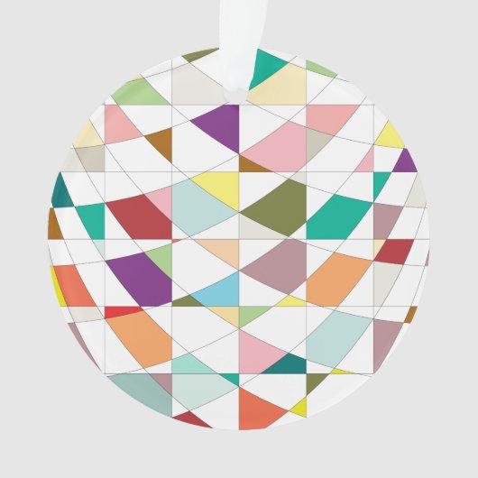 抽象芸術カラーズタペストリー オーナメント (正面)