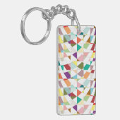 抽象芸術カラーズタペストリー キーホルダー (正面左)