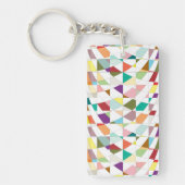 抽象芸術カラーズタペストリー キーホルダー (正面)