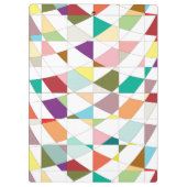 抽象芸術カラーズタペストリー クリップボード (裏面)