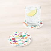 抽象芸術カラーズタペストリー コースター (側面)