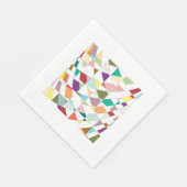 抽象芸術カラーズタペストリー スタンダードランチョンナプキン (角)