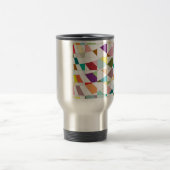 抽象芸術カラーズタペストリー トラベルマグ (中央)