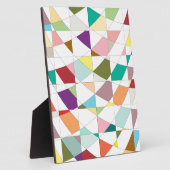 抽象芸術カラーズタペストリー フォトプラーク (側面)