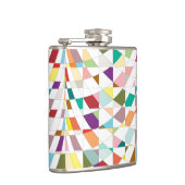 抽象芸術カラーズタペストリー フラスク (右)