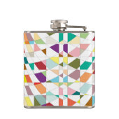 抽象芸術カラーズタペストリー フラスク (裏面)