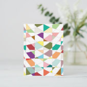 抽象芸術カラーズタペストリー ポストカード (スタンド正面)