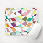 抽象芸術カラーズタペストリー マウスパッド (マウス)