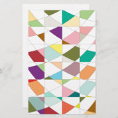 抽象芸術カラーズタペストリー 便箋 (正面/裏面)