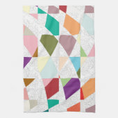 抽象芸術カラーダマスク キッチンタオル (縦)