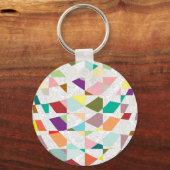 抽象芸術カラーダマスク キーホルダー (正面)