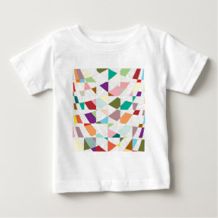 抽象芸術カラーダマスク ベビーTシャツ