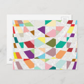 抽象芸術カラーダマスク ポストカード (正面/裏面)