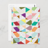 抽象芸術カラーダマスク ポストカード (正面/裏面)