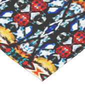 抽象芸術カラーテクスチャ ショートテーブルランナー (コーナー)