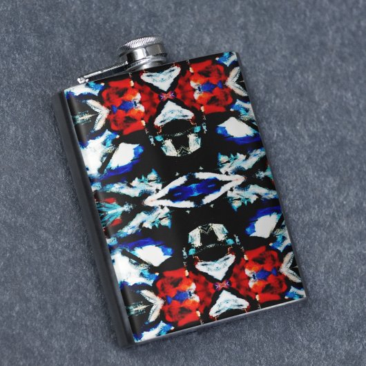 抽象芸術カラーテクスチャ フラスク