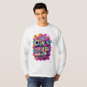 抽象芸術カラーテーマTシャツ Tシャツ (正面フル)