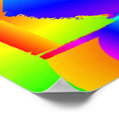 抽象芸術カラードーム ポスター (角)