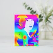 抽象芸術カラードーム ポストカード (スタンド正面)