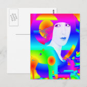 抽象芸術カラードーム ポストカード (正面/裏面)