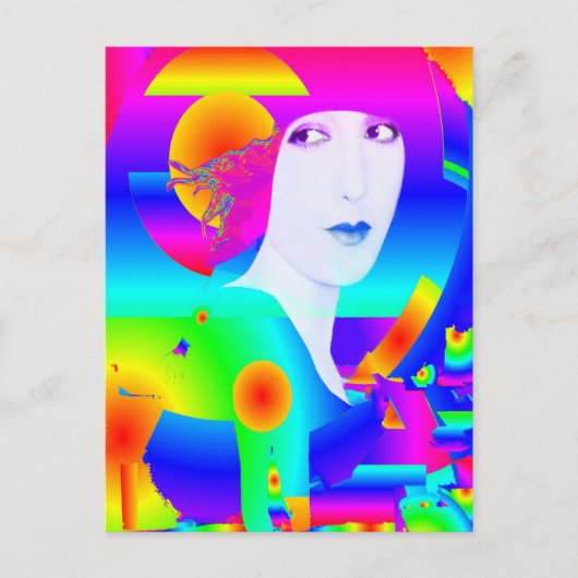 抽象芸術カラードーム ポストカード (正面)